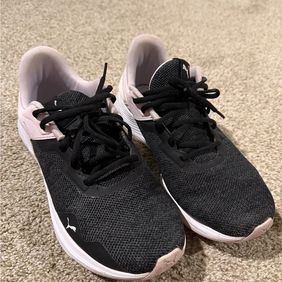 Puma Charcoal and White Athletic Shoes - Picture 2 of 7